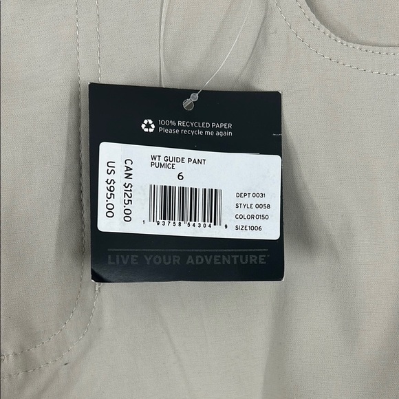 Eddie Bauer Guide Hiking Pants in Pumice | 6T - Picture 7 of 8